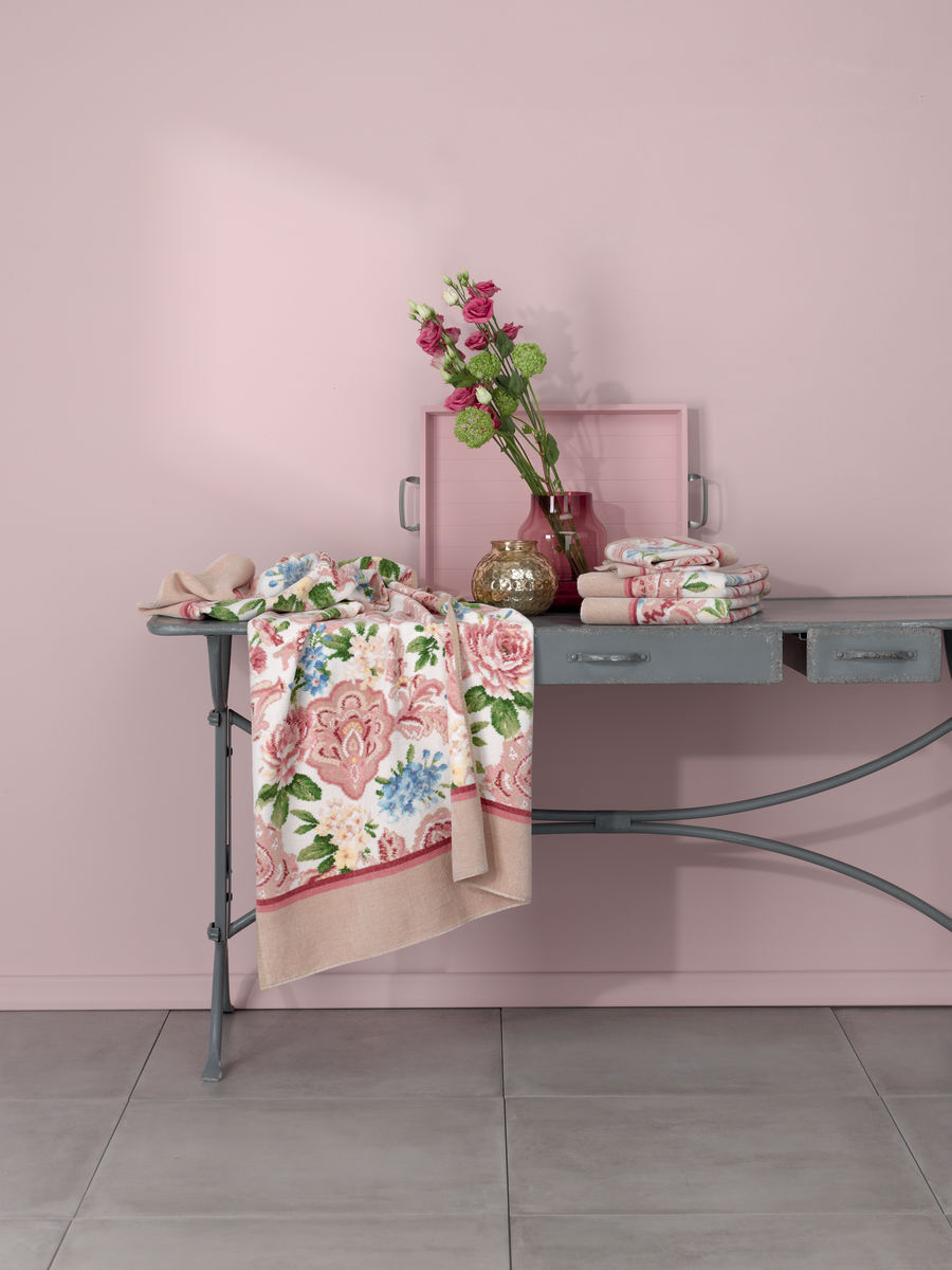 Полотенце шенилл махровый Антэа Офвайт (ANTHEA OFFWHITE) 75*150cm, бренд: Фейлер (Feiler)