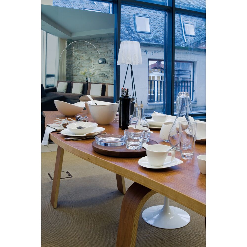 Пара для завтрака (кружка+блюдце) Flow