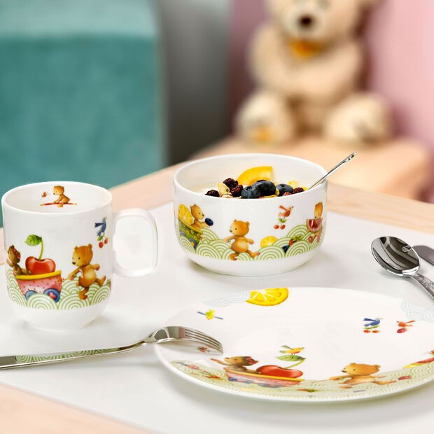 Детский набор Hungry Bear 7 предметов, премиальный фарфор Villeroy&Boch