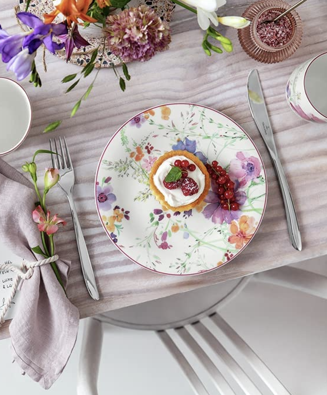 Салатная тарелка 21 см Mariefleur Basic