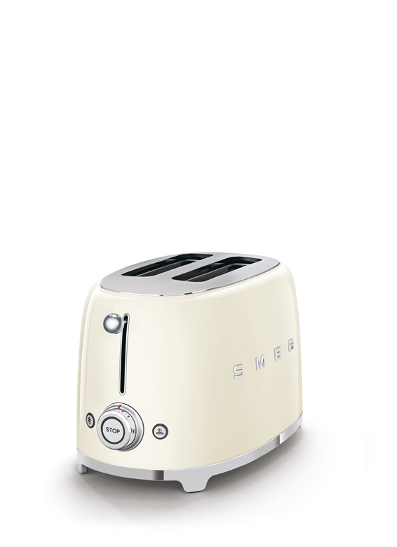 SMEG Тостер на 2 ломтика, кремовый