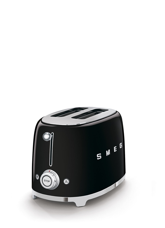 SMEG Тостер на 2 ломтика, черный