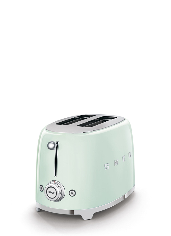 SMEG Тостер на 2 ломтика, мятный