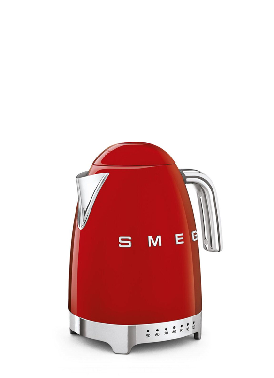 SMEG Чайник электрический с регулируемой температурой, красный