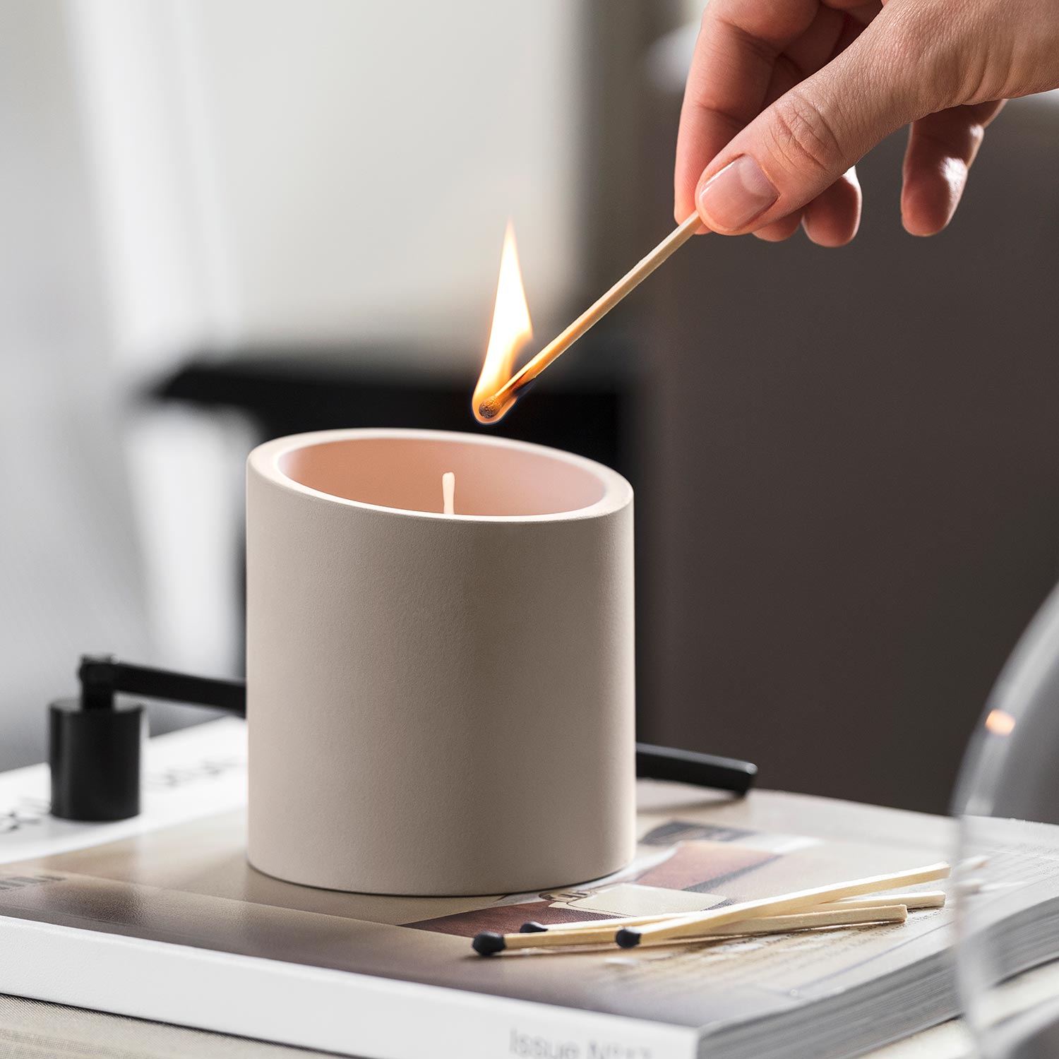 Подсвечник с арома свечой 9 см NewMoon Home Energy Villeroy&Boch