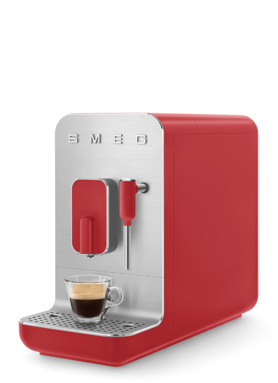 SMEG Автоматическая кофемашина, красный матовый