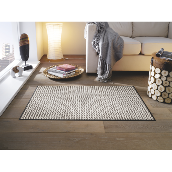 Коврик грязезащитный моющийся Двойной латте (Duo Latte) 60*90см, бренд: КлинТекс (KleenTex)