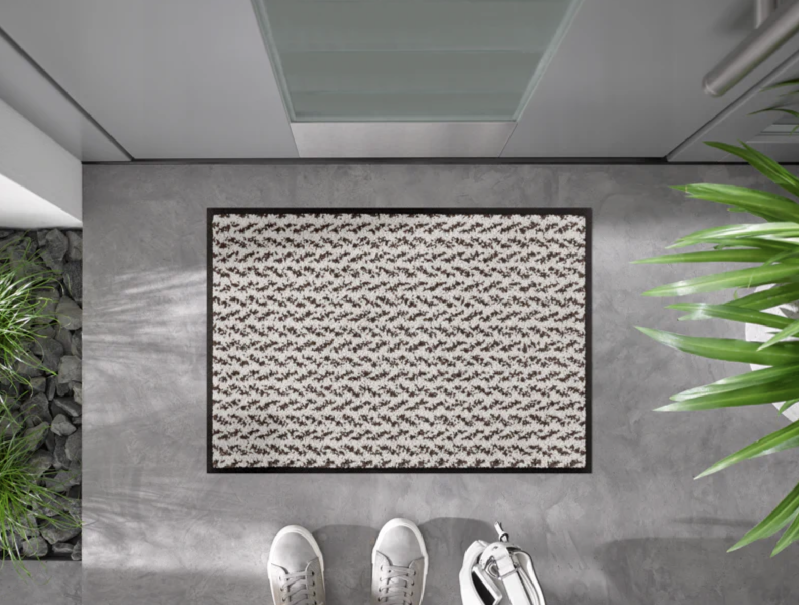 Коврик грязезащитный моющийся Двойной Латтэ (Duo Latte) 50*75см, бренд: КлинТекс (KleenTex)