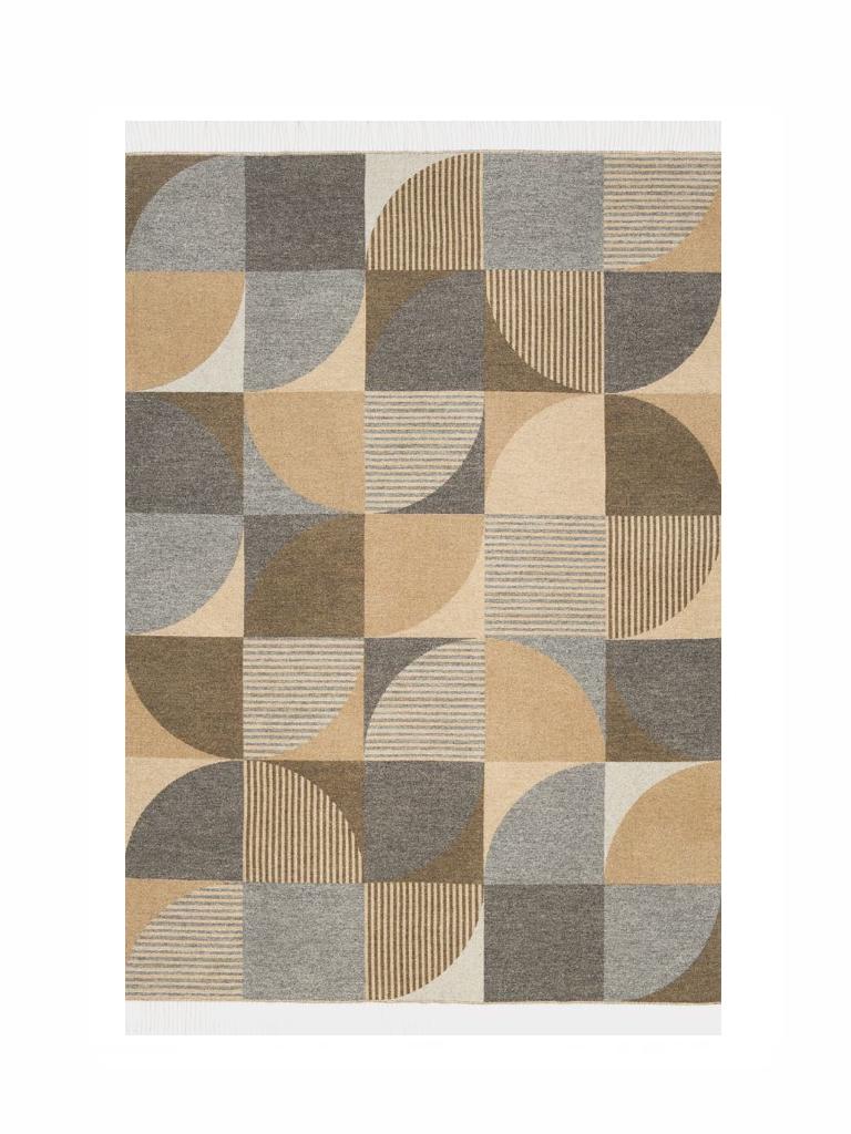 Плед с бахромой Антверпен (Antwerpen), шерсть, 135х195см, бренд: Игл (Eagle)