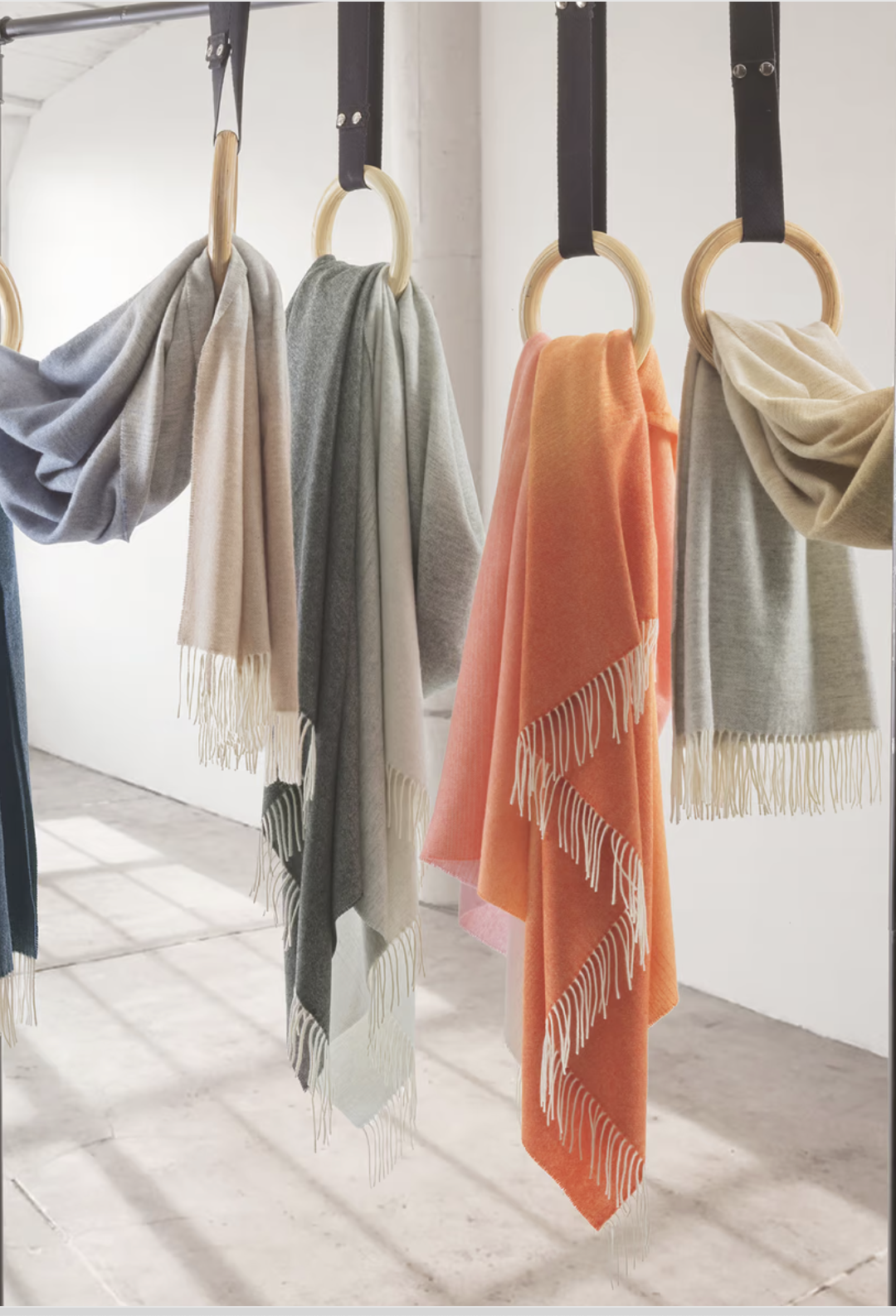 Плед с бахромой Миссури (Missouri), шерсть, 130х210см, бренд: Игл (Eagle)