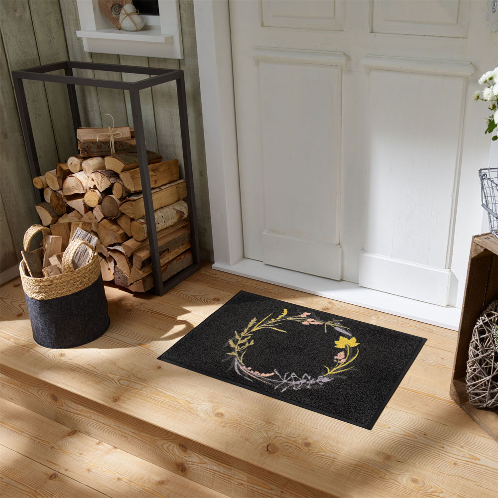 Коврик грязезащитный моющийся Природный обруч (Nature Hoop) 50*75см, бренд: КлинТекс (KleenTex)