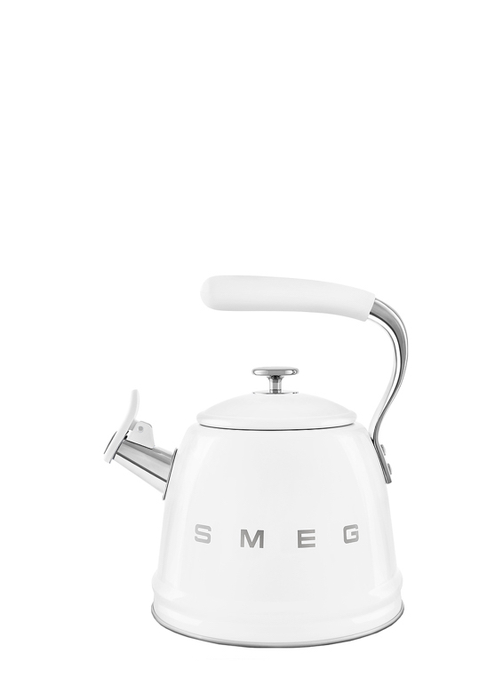 SMEG Чайник со свистком, 2.3 л, белый