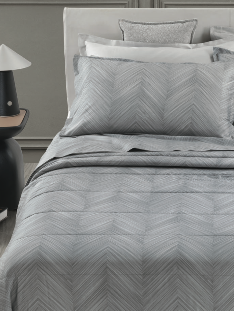 Постельное белье двуспальное Хэринбон (Heringbone), бренд: Труссарди (Trussardi)
