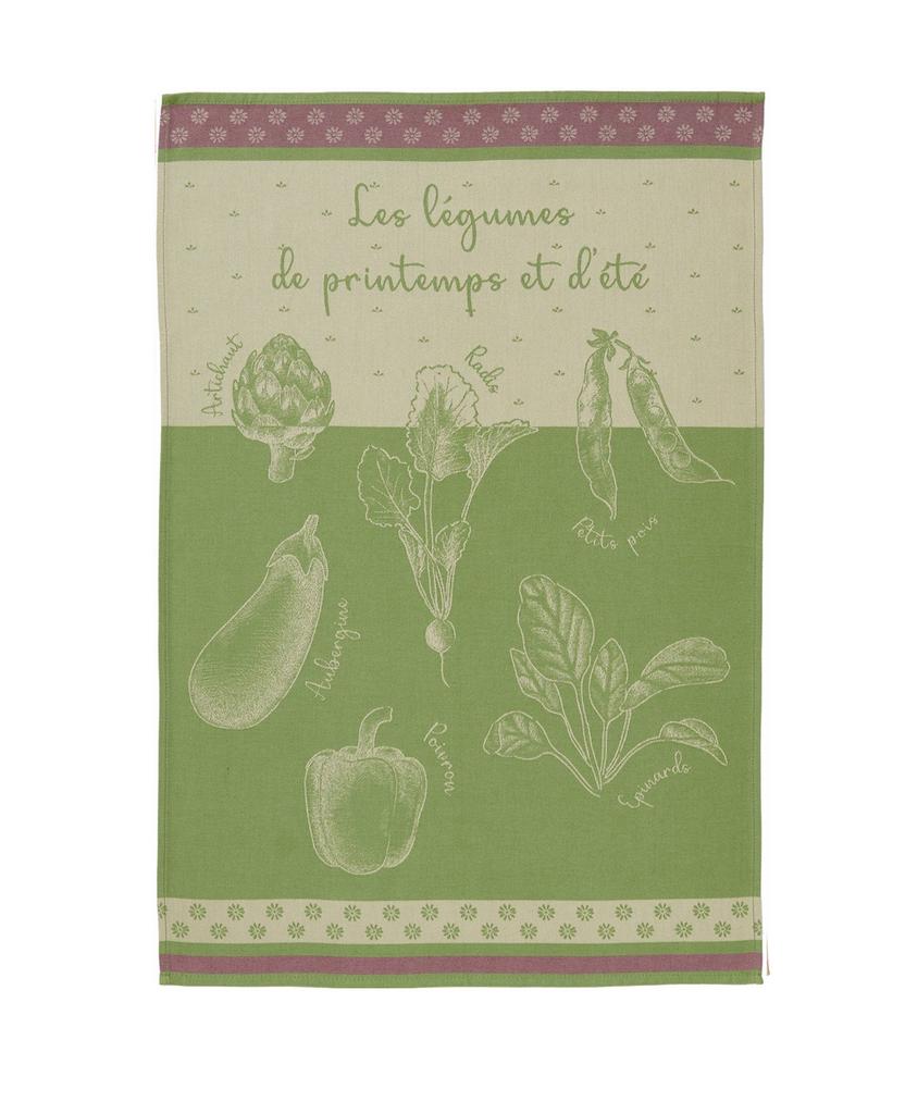 Кухонное полотенце. Летний огород (POTAGER D’ÉTÉ) 50*75см, бренд: Коук (Coucke)