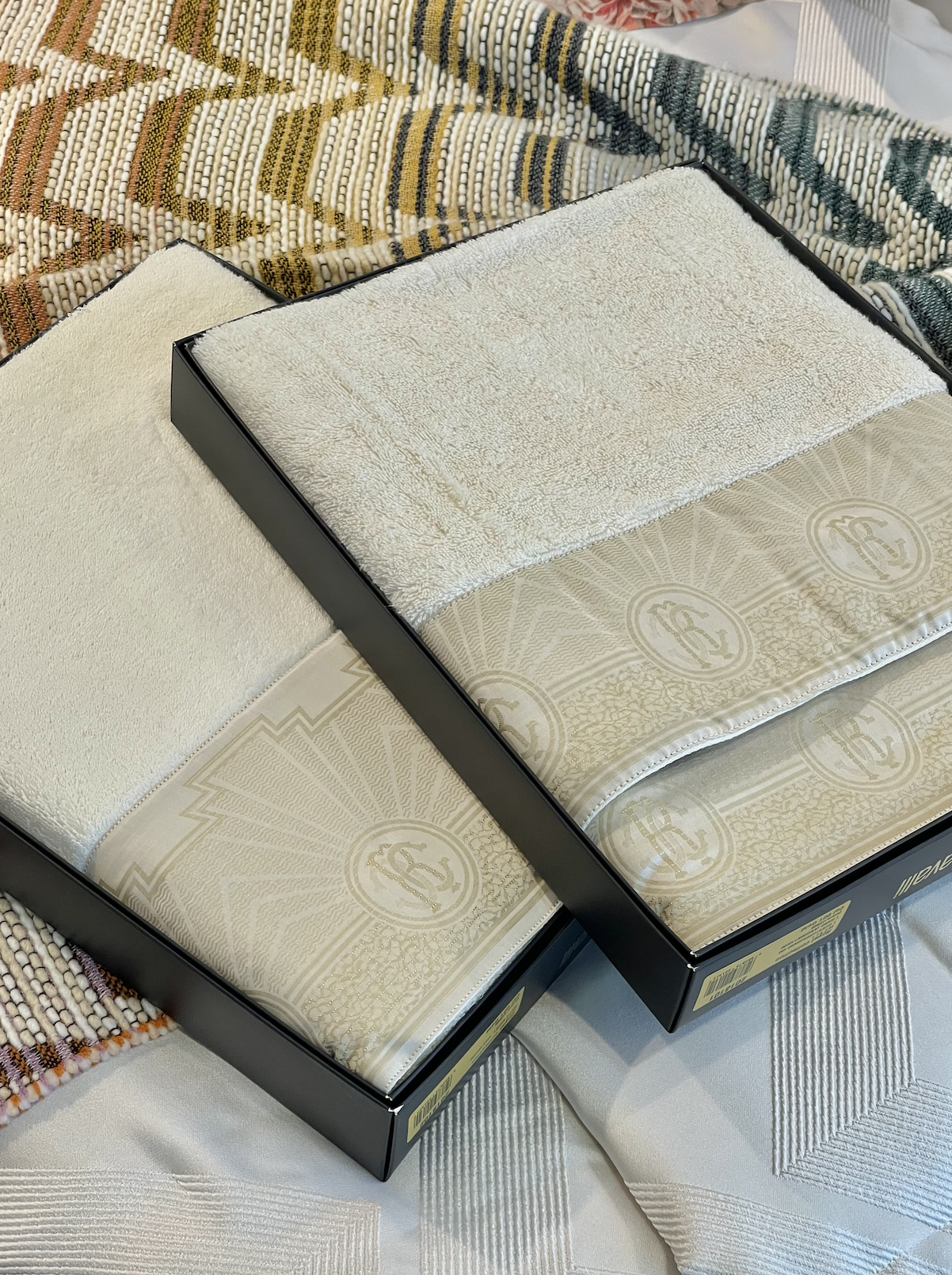 Набор из 2-х полотенец Роял Голд (Royal Gold), бренд: Роберто Кавалли (Roberto Cavalli)