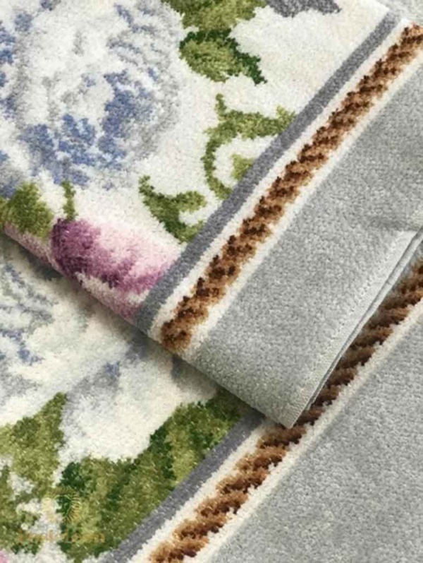 Полотенце шенилл махровый Екатерина (Ekaterina) 50x100cm (серый бордюр), бренд: Фейлер (Feiler)