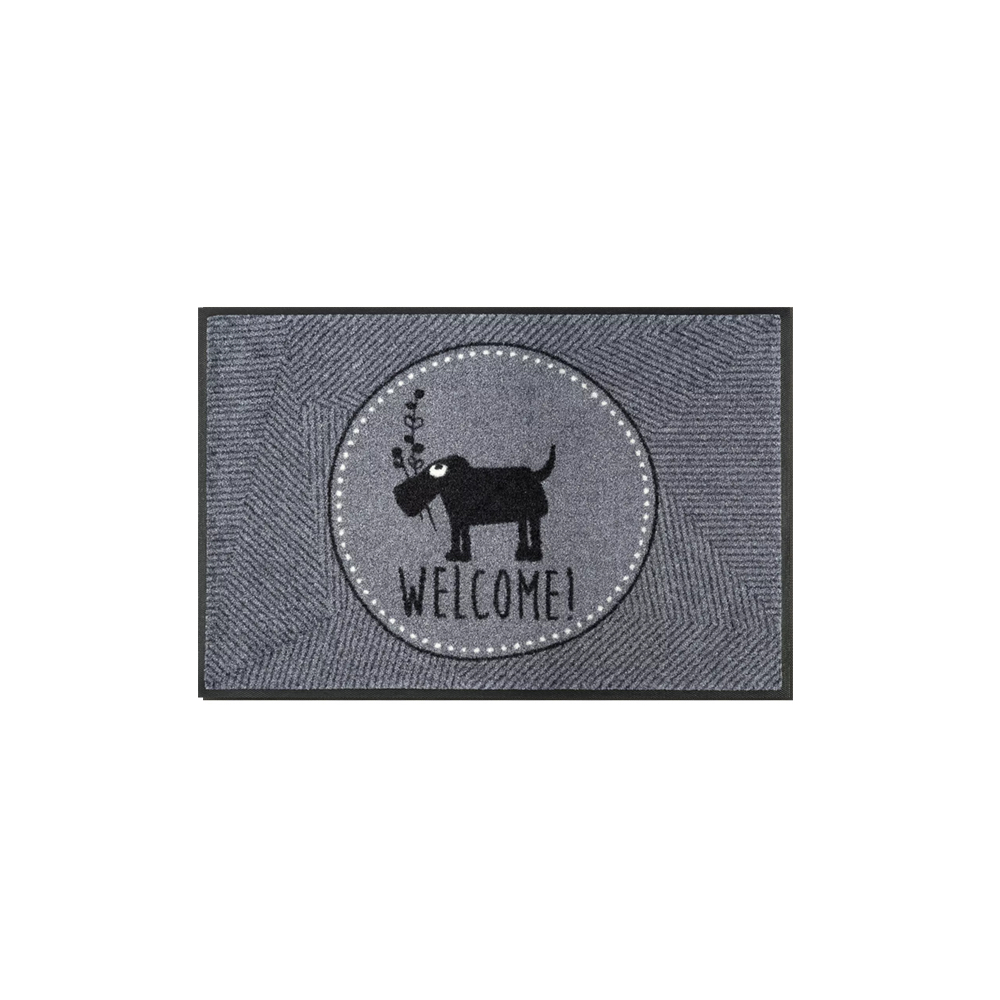 Коврик грязезащитный моющийся Добро пожаловать (Welcome) 50*75см, бренд: КлинТекс (KleenTex)