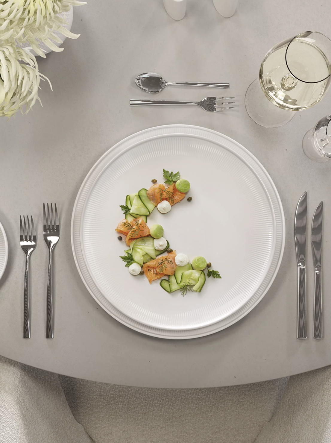 Afina Плоская тарелка 27 см, Фарфор премиум класса Villeroy&Boch