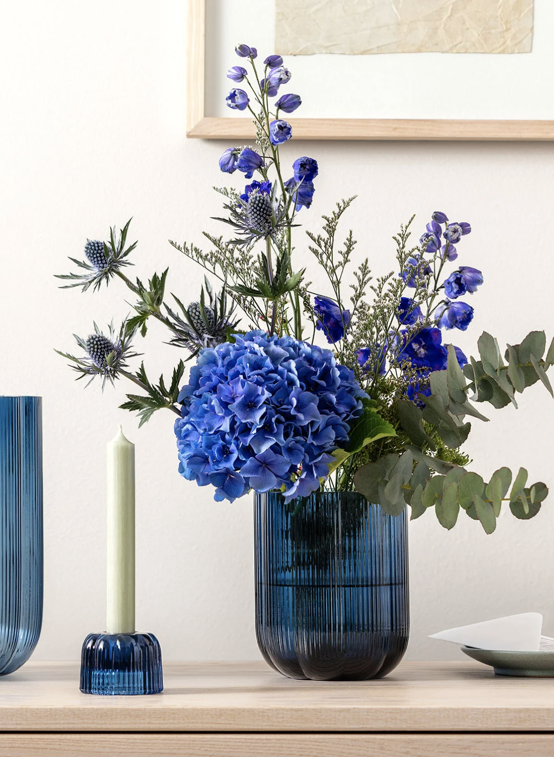 Fleur Bleu Glass Ваза 15 см Villeroy&Boch