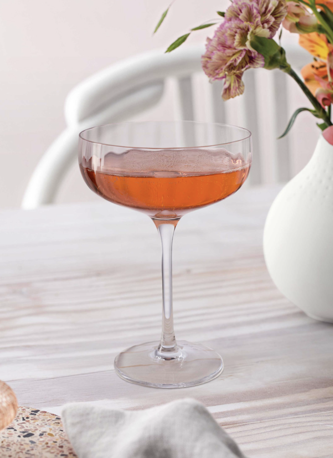Rose Garden Glass бокал для шампанского 120ml, набор 4 шт., хрустальное стекло Villeroy&Boch
