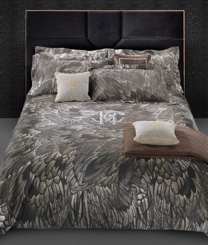 Постельное белье двуспальное Плюмаж (Plumage), бренд: Роберто Кавалли (Roberto Cavalli)
