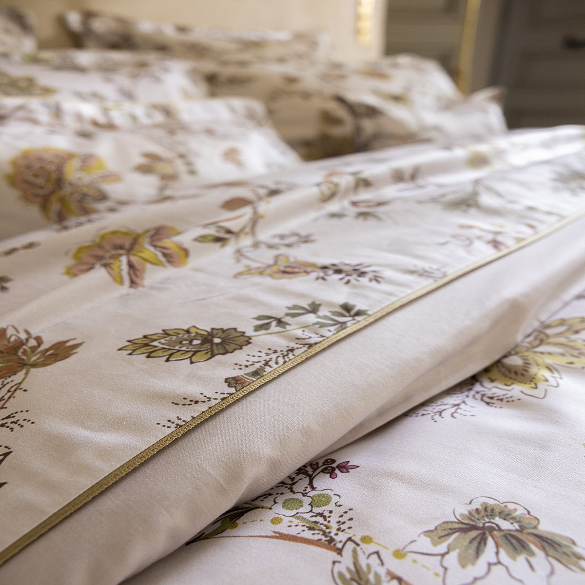 Постельное белье двуспальное Роза Моссан (Maussane rose), бренд: Александр Тюрпо (Alexandre Turpault)