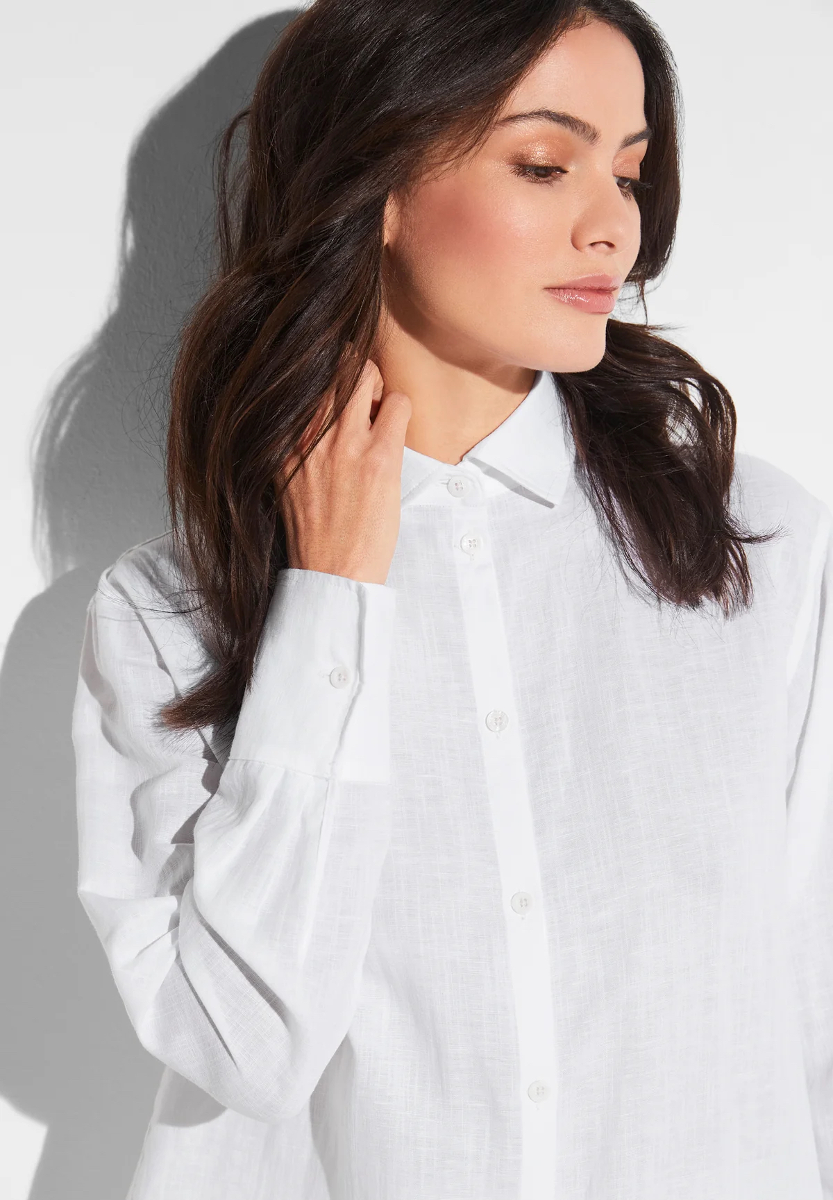 Льняная рубашка Льняная смесь / Linen Blend, бренд: Циммерли (Zimmerli)