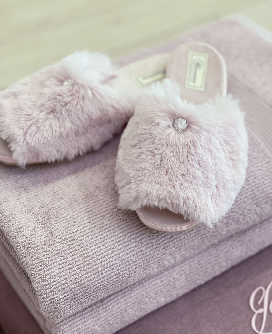 Домашние меховые тапочки Нью Бланка (New Blanca), бренд: Блюмарин (Blumarine)