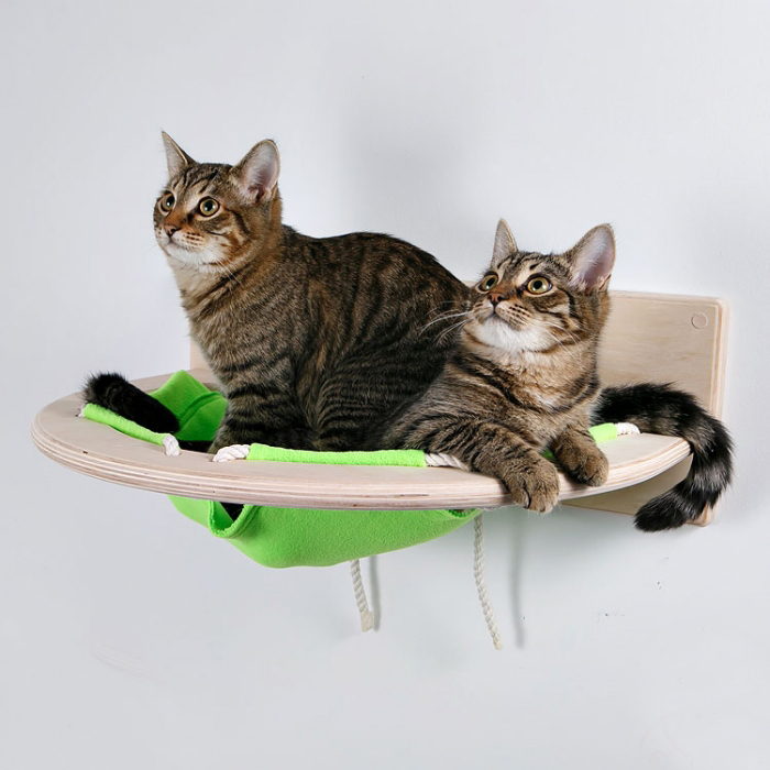 Гамак с флисовой лежанкой для кошек (арт. 211)