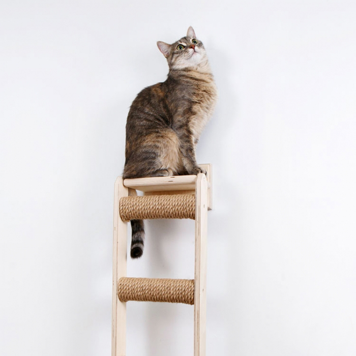 Настенная вертикальная лесенка-когтеточка для кошек (арт. 167-)