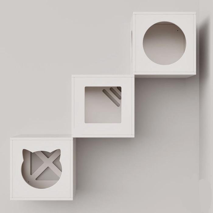 Система домиков для кошки и собаки 3 кубика «КУБУС ТРИО» (арт. 271)