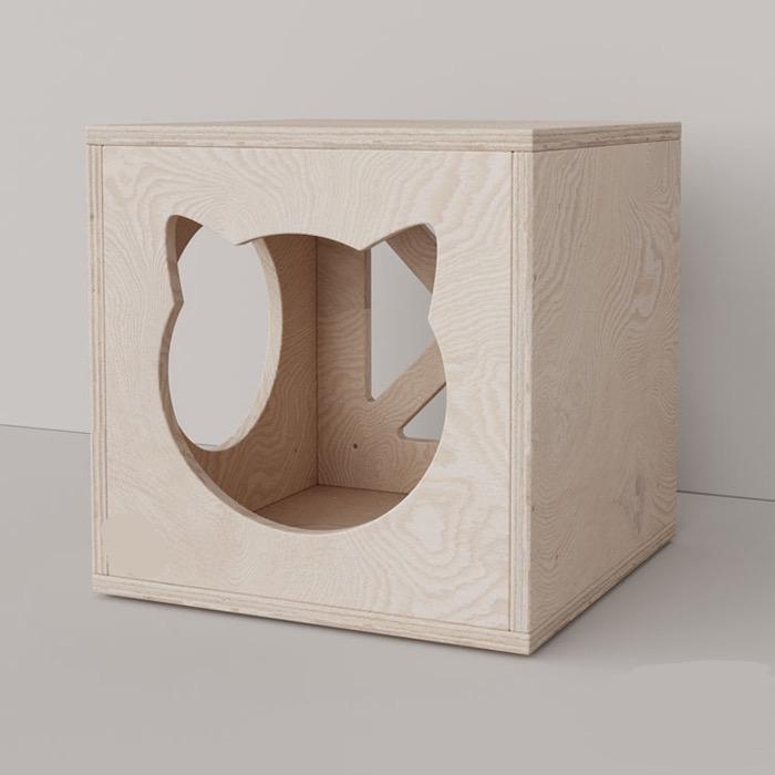 Домик в виде кубика для кошек «КУБУС» (арт. 290)