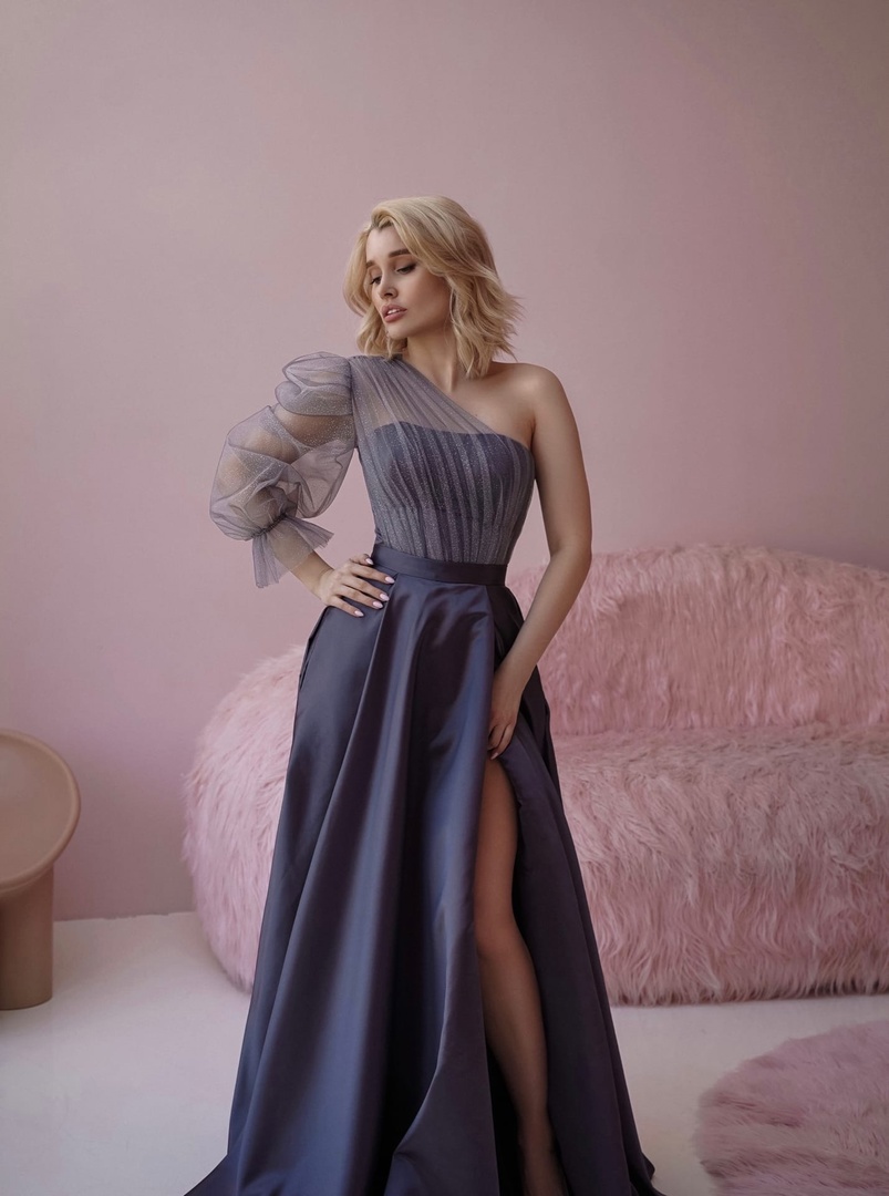 Вечернее платье Платина