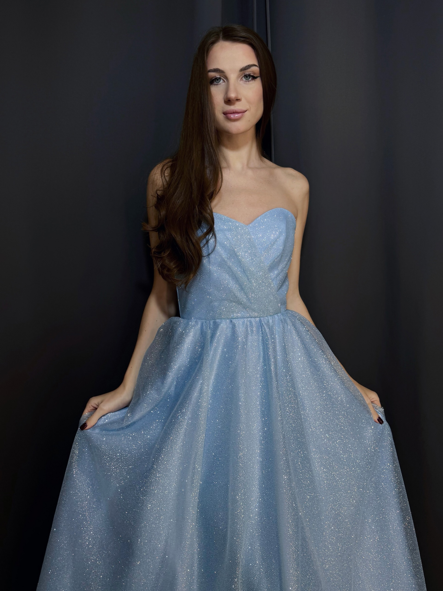 Вечернее платье Семида блю