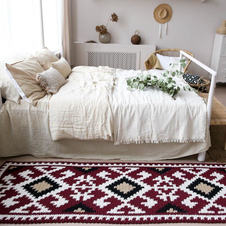 ОПИСАНИЕ ВЯЗАНИЯ КОВРА "АМАЛЕТИЯ"