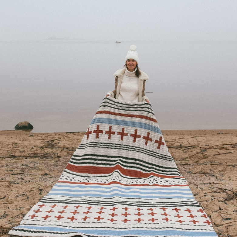 ОПИСАНИЕ ВЯЗАНИЯ КОВРА "ХЕЛЬСИНКИ"