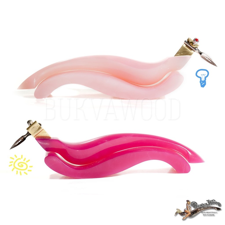 Obliquepenholder Pink Flaming Chameleon