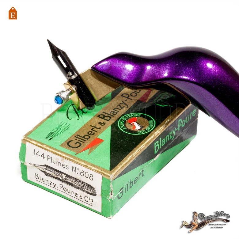 Перо  Gilbert Blanzy "J"  №808