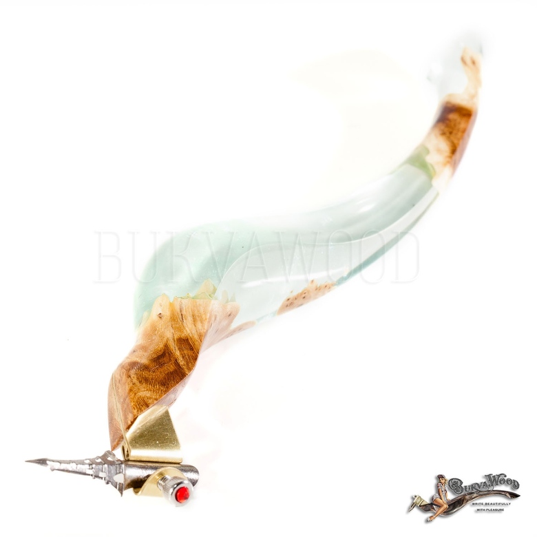 Obliquepenholder  "Morning in the Blue Lagoon"