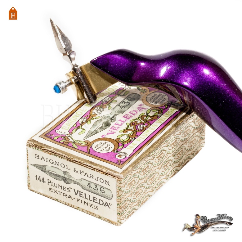 Перо Baignol & Farjon 436 VELLEDA EF сталь OLD BOX