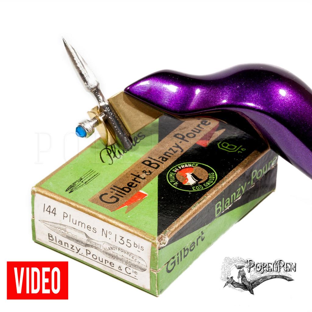 Перо Gilbert & Blanzy Poure #135 bis new box