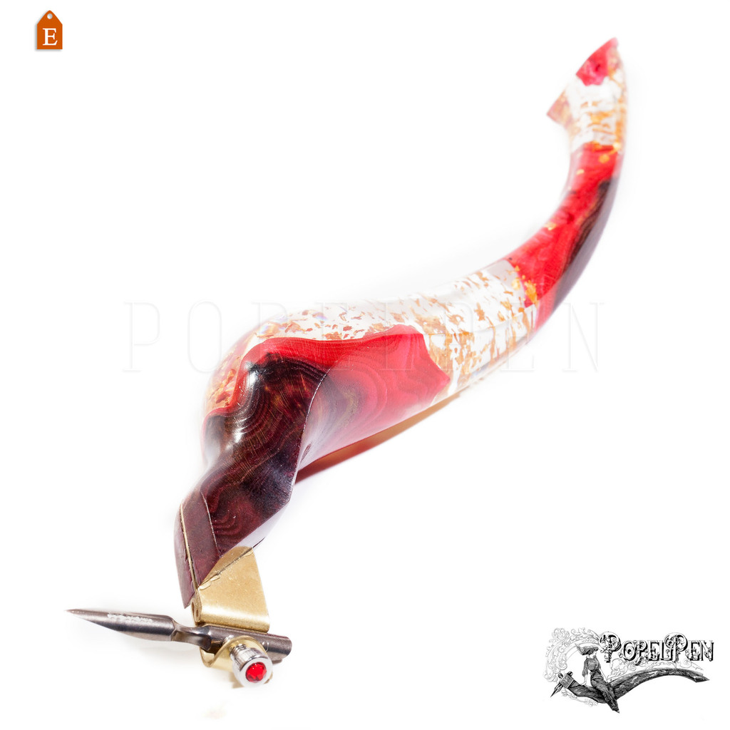 Obliquepenholder Red Chinese Dragon NEW