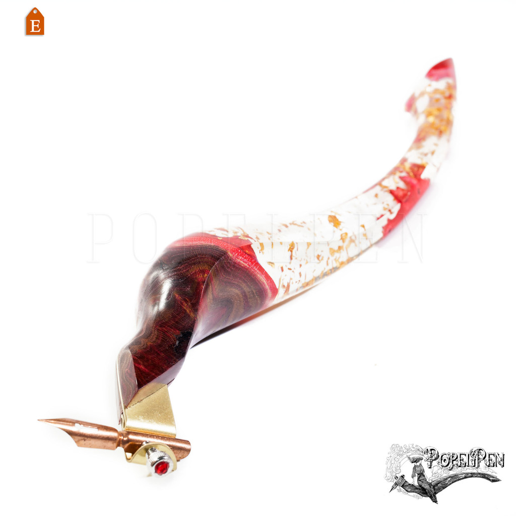 Obliquepenholder Red Chinese Dragon NEW