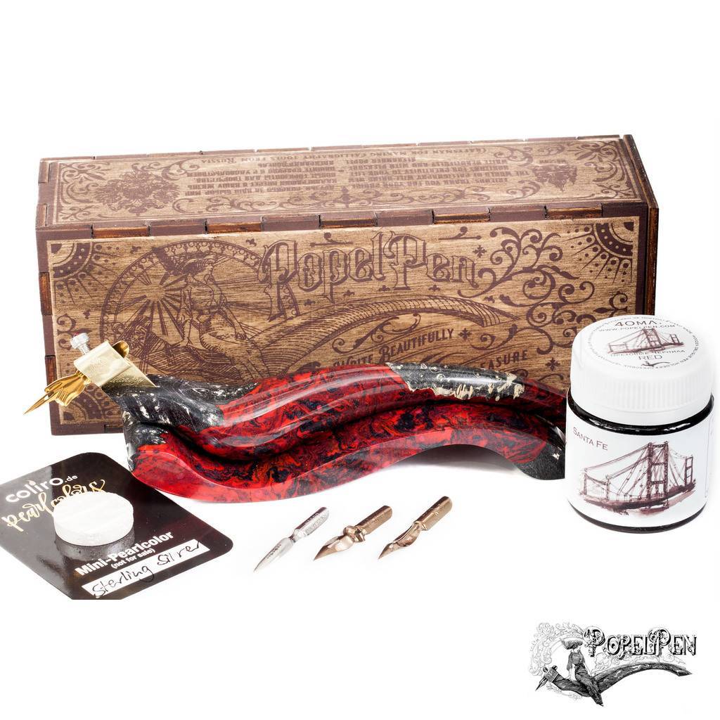 Obliquepenholder INFERNO with Stand