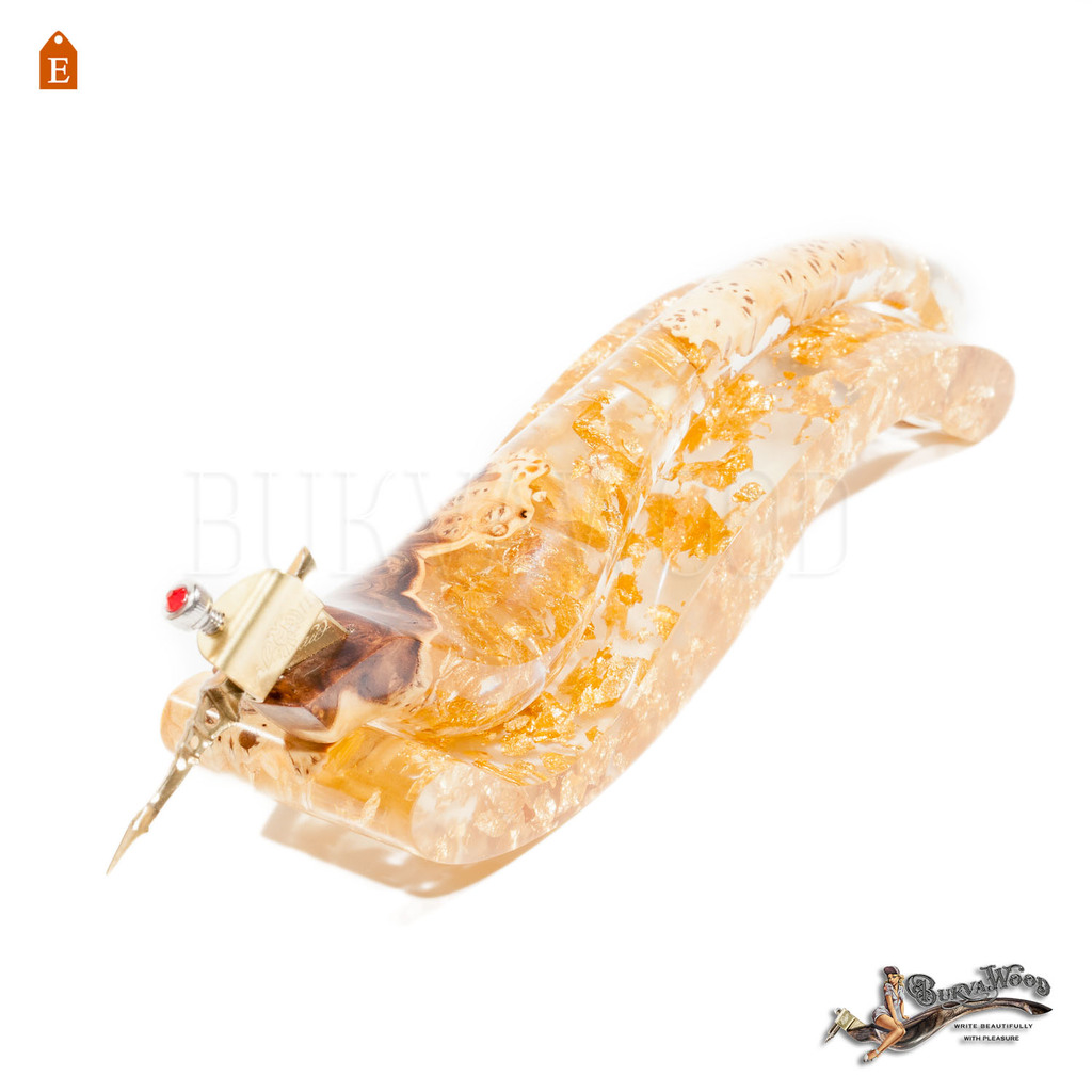 Obliquepenholder Golden Ghinese Dragon