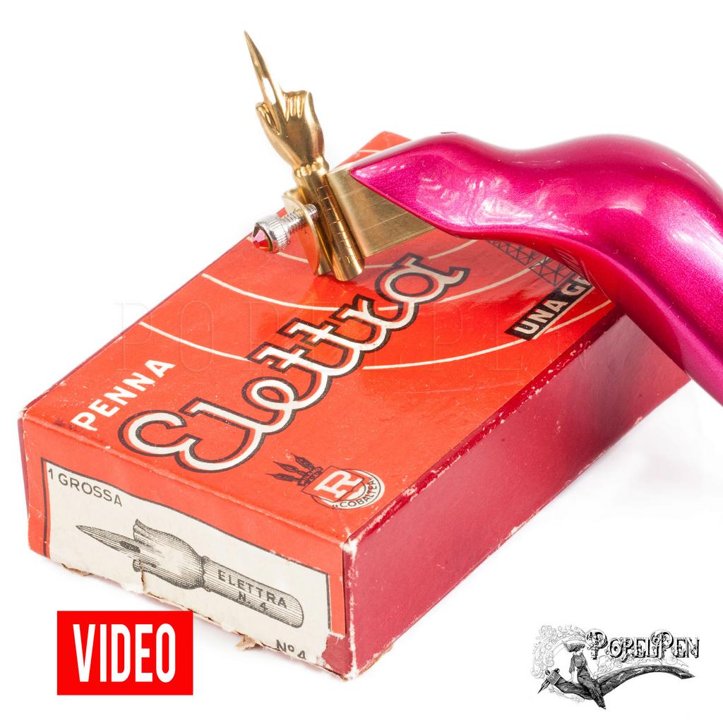 Перо Penna Elettra №4.  Cobaltea