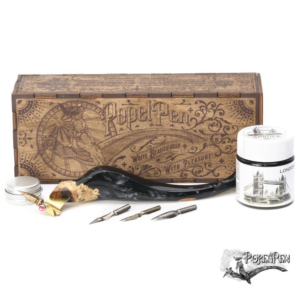 Oblique penholder PHARAOH without stand.  №006