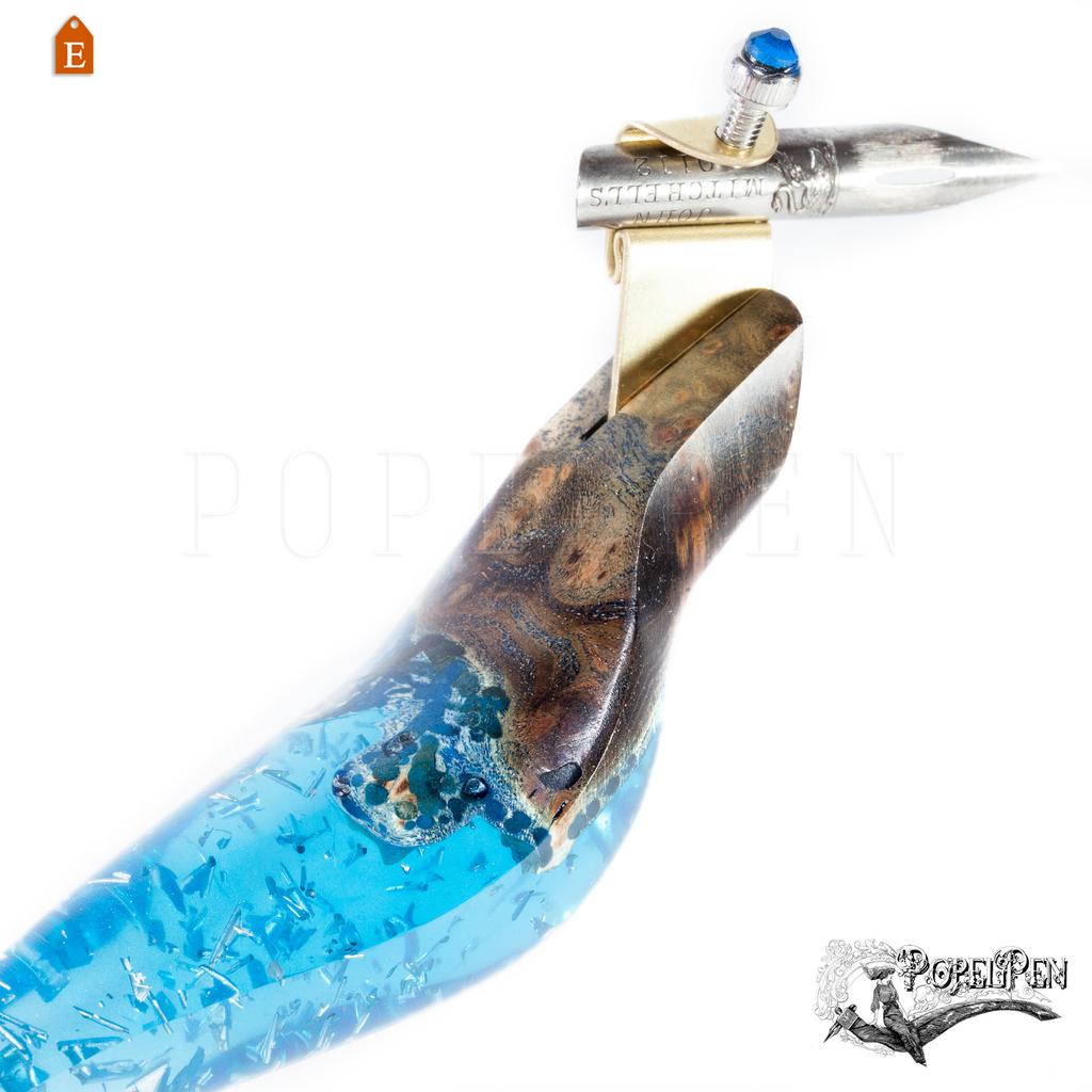 Preorder Obliquepenholder  "Winterfell" silver needles