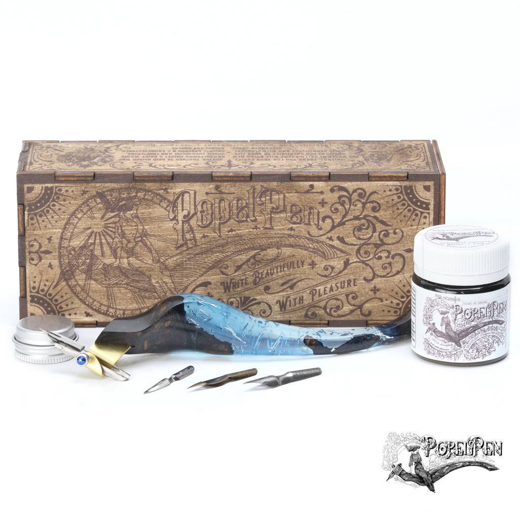 Obliquepenholder  "Winterfell" blue