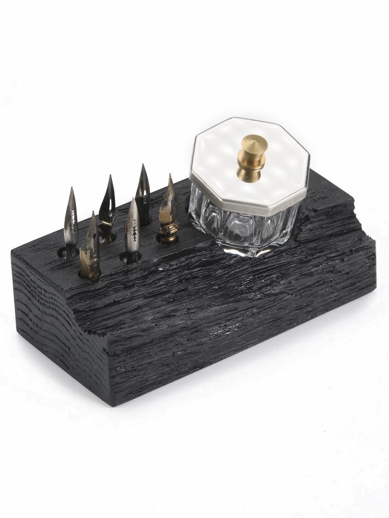 Чернильница с крышкой  BOG OAK 4850